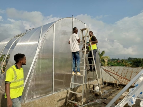 τελευταία εταιρεία περί Γκάνα 5*6m ηλιακό ξηρότερο θερμοκήπιο