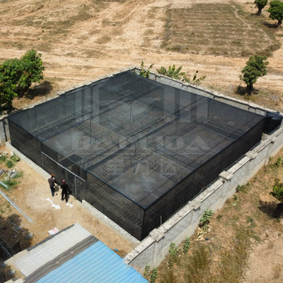 Φθηνό μέγεθος αποθήκευσης Τροπικό χώρο εξαερισμός πλαστικό δίχτυ ορθογώνιο θερμοκήπιο με δίχτυ σκιάς