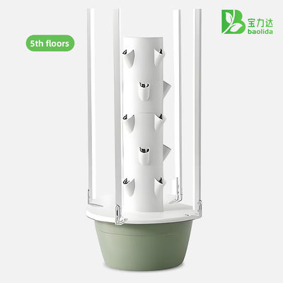 Σημερινή γεωργία LED Grow Lights Υδροπονικός πύργος 30L 5 στρώσεις Υδροπονική καλλιέργεια